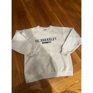 Vintage UC Berkeley Golden Bears Tan‎ Sweatshirt Oarsman 913 Women's Xs 90s